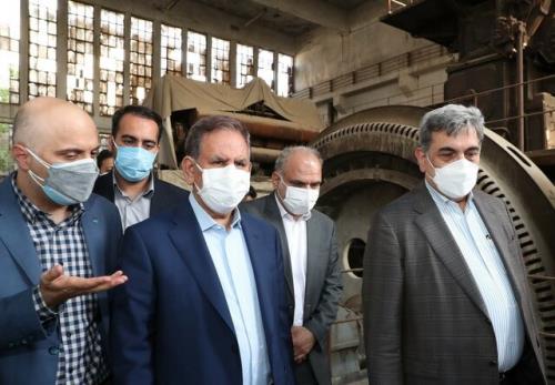 بازدید جهانگیری از طرح تغییر كاربری و بازآفرینی كارخانه سیمان ری