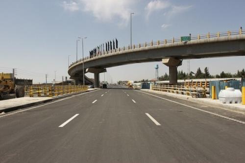 تقاطع های نیمه تمام بزرگراه شهید همدانی بزودی تکمیل می شود