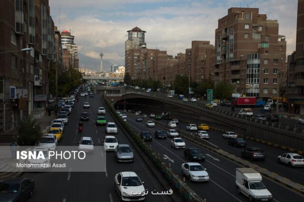 هوای تهران در وضعیت قابل قبول