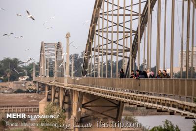 تردد خودرو ها روی پل هلالی اهواز جمعه ها ممنوع گردید