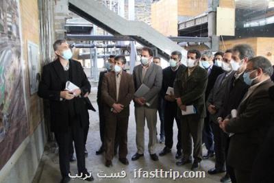 بازدید ۴ معاون شهردار از پایانه جدید شرق تهران