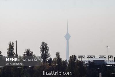 کیفیت هوای پایتخت در شرایط قابل قبول است