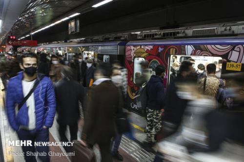سرویس دهی خط 5 مترو تهران به حالت عادی بازگشت