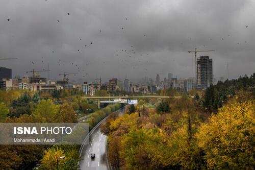 بارش پراکنده در تهران از چهارشنبه