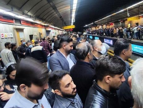جزئیات اختلال در خط دو مترو تهران