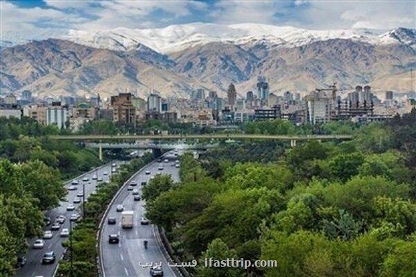 کیفیت هوای تهران در روز جاری