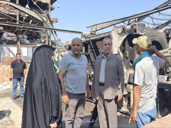 بازدید فرماندار تهران از واحد صنعتی لطمه دیده در جنگ تحمیلی