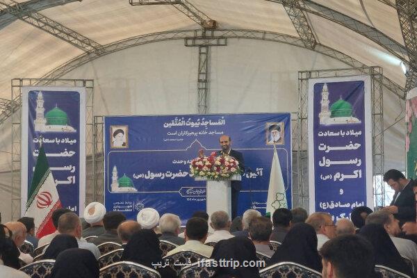 آغاز کلنگ زنی ساخت همزمان 10 مسجد در 10 نقطه تهران