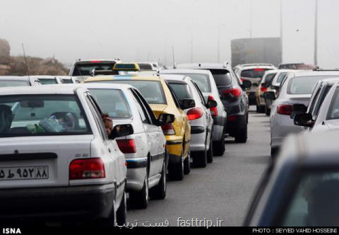 تردد یك پنجم خودروهای كشور در تهران