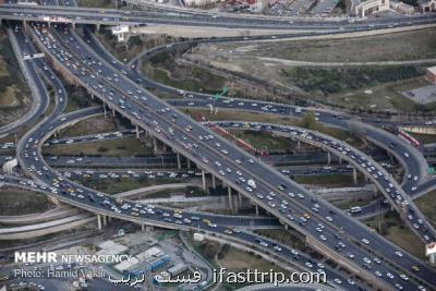 كاهش ۶ درصدی ترافیك تهران در تیرماه