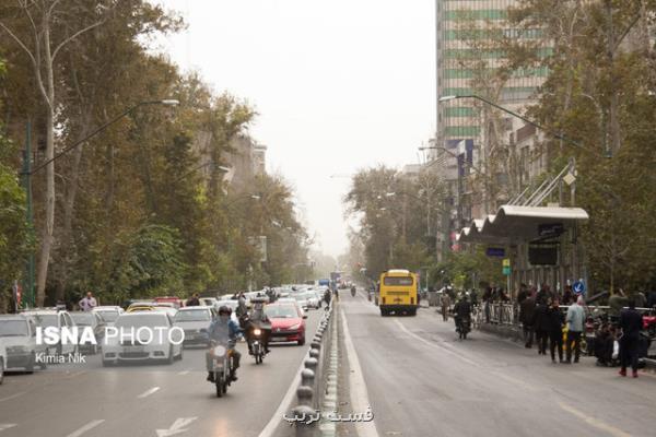 تداوم هوای نامطلوب در تهران