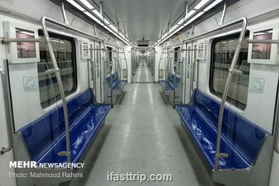 افتتاح ایستگاه مترو مولوی همراه با دو رام قطار