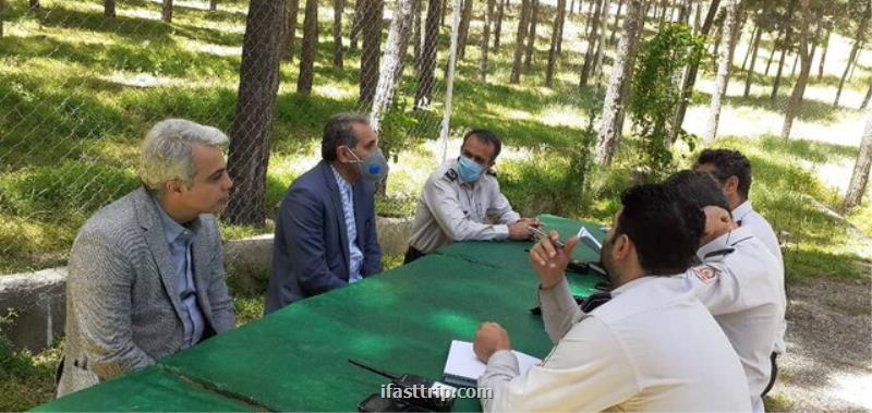 تمهیدات شهرداری منطقه۱۳ برای جلوگیری و مهار آتش سوزی در جنگل سرخه حصار