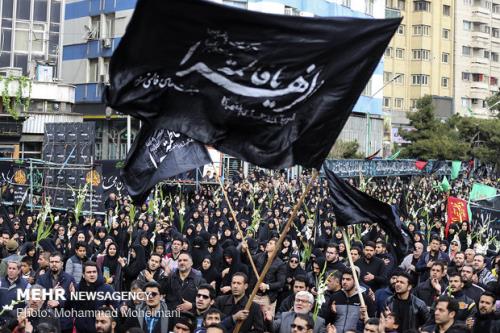 اجتماع فاطمیون در جنوب تهران